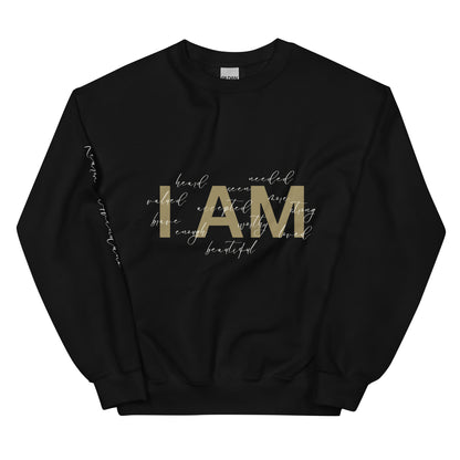 “I AM” Gold Sweatshirt