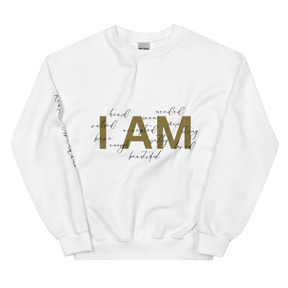 “I AM” Gold Sweatshirt